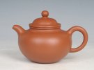 紫砂壶图片：朱泥全手工莲子 - 宜兴紫砂壶网