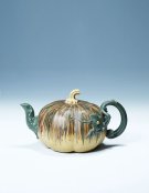 紫砂壶图片：七彩南瓜 - 宜兴紫砂壶网