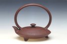 紫砂壶图片：玉扁提梁 - 宜兴紫砂壶网