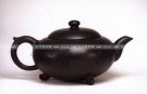 紫砂壶图片：水盂三足壶 - 宜兴紫砂壶网