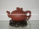 紫砂壶图片：寿桃壶 - 宜兴紫砂壶网