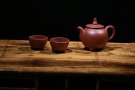 紫砂壶图片：顶天立地茶具 - 宜兴紫砂壶网