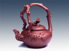 紫砂壶图片：秋实提梁 - 宜兴紫砂壶网