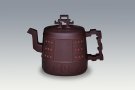紫砂壶图片：乐由馨生壶获工艺美术大师精品博览会金奖 - 宜兴紫砂壶网