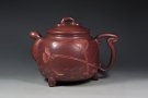 紫砂壶图片：书卷宝顶壶 - 宜兴紫砂壶网