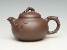 紫砂壶图片：福寿壶  泥料：紫泥、全手工、薄胎 - 宜兴紫砂壶网
