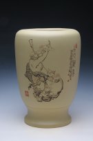 紫砂壶图片：宫灯（皆大欢喜） - 宜兴紫砂壶网