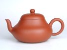 紫砂壶图片：朱泥梨形水平 - 宜兴紫砂壶网