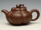 紫砂壶图片：合桃 泥料：金砂点 320cc - 宜兴紫砂壶网