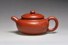 紫砂壶图片：《朱泥仿古》泥料：朱泥  容量：300cc - 宜兴紫砂壶网