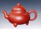 紫砂壶图片：如意三角鼎 - 宜兴紫砂壶网