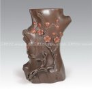 紫砂壶图片：梅桩壁瓶 拷贝 - 宜兴紫砂壶网