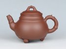 紫砂壶图片：鱼乐 容量：300cc 泥料：底槽清 - 宜兴紫砂壶网
