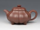 紫砂壶图片：四蹄葵菱 - 宜兴紫砂壶网