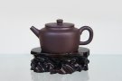 紫砂壶图片：小桑扁壶 - 宜兴紫砂壶网