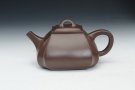 紫砂壶图片：四方抽角 (1) - 宜兴紫砂壶网