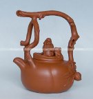 紫砂壶图片：仙桃寿星 - 宜兴紫砂壶网