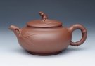 紫砂壶图片：竹鼎壶 清水泥 - 宜兴紫砂壶网