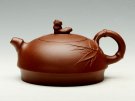 紫砂壶图片：竹节半月2 - 宜兴紫砂壶网