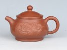 紫砂壶图片：潘壶（全手工） 容量：250cc  泥料：降坡泥 - 宜兴紫砂壶网