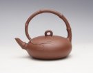 紫砂壶图片：新竹提梁 - 宜兴紫砂壶网