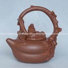 紫砂壶图片：寿星拱寿 - 宜兴紫砂壶网