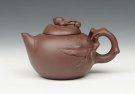 紫砂壶图片：寿桃壶 - 宜兴紫砂壶网