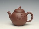 紫砂壶图片：南瓜壶   容量：250cc - 宜兴紫砂壶网