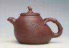 紫砂壶图片：斜竹壶 - 宜兴紫砂壶网