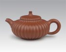 紫砂壶图片：扁菊壶 - 宜兴紫砂壶网