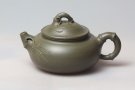 紫砂壶图片：绿泥雅竹壶 - 宜兴紫砂壶网