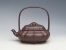 紫砂壶图片：菱花提梁 副本 - 宜兴紫砂壶网