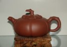 紫砂壶图片：柿扁壶 - 宜兴紫砂壶网