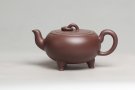 紫砂壶图片：三足鼎壶 - 宜兴紫砂壶网