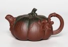 紫砂壶图片：七彩南瓜 - 宜兴紫砂壶网
