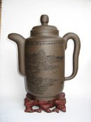 紫砂壶图片：特大擎天 - 宜兴紫砂壶网