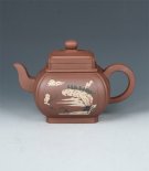 紫砂壶图片：四方壶 - 宜兴紫砂壶网