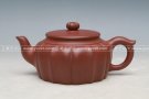 紫砂壶图片：筋纹平盖 - 宜兴紫砂壶网