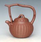 紫砂壶图片：天竺提梁 - 宜兴紫砂壶网