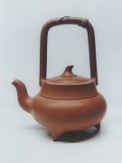 紫砂壶图片：北瓜提梁 - 宜兴紫砂壶网