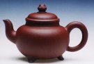 紫砂壶图片：三脚如意壶 - 宜兴紫砂壶网