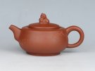 紫砂壶图片：狮尊  容量：200cc  泥料：小红泥 - 宜兴紫砂壶网