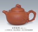 紫砂壶图片：灵猴趣桃 - 宜兴紫砂壶网