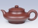 紫砂壶图片：大红袍水扁 - 宜兴紫砂壶网