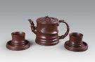 紫砂壶图片：九头竹根茶具 - 宜兴紫砂壶网
