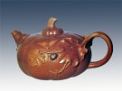 紫砂壶图片：金龟子南瓜 - 宜兴紫砂壶网