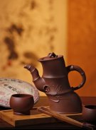 紫砂壶图片：竹林三杰系列 - 宜兴紫砂壶网