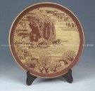 紫砂壶图片：太湖风光 紫砂意识盘 - 宜兴紫砂壶网