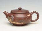 紫砂壶图片：圆福（泥绘） - 宜兴紫砂壶网