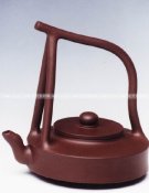紫砂壶图片：咏璧提梁 - 宜兴紫砂壶网